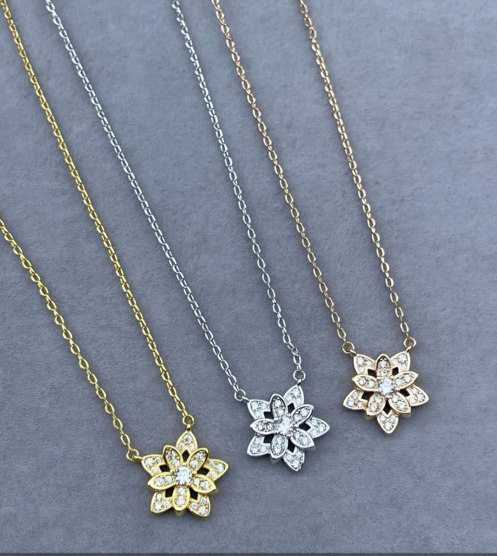 VC Logo Gemstone Necklace