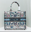Di Luxury Tote Bag Blue Butterfly Floral 🦋