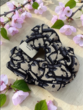 Dior Monochrome Black and White Hair Scrunchie