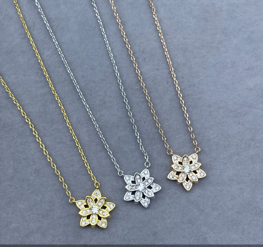 VC Logo Gemstone Necklace