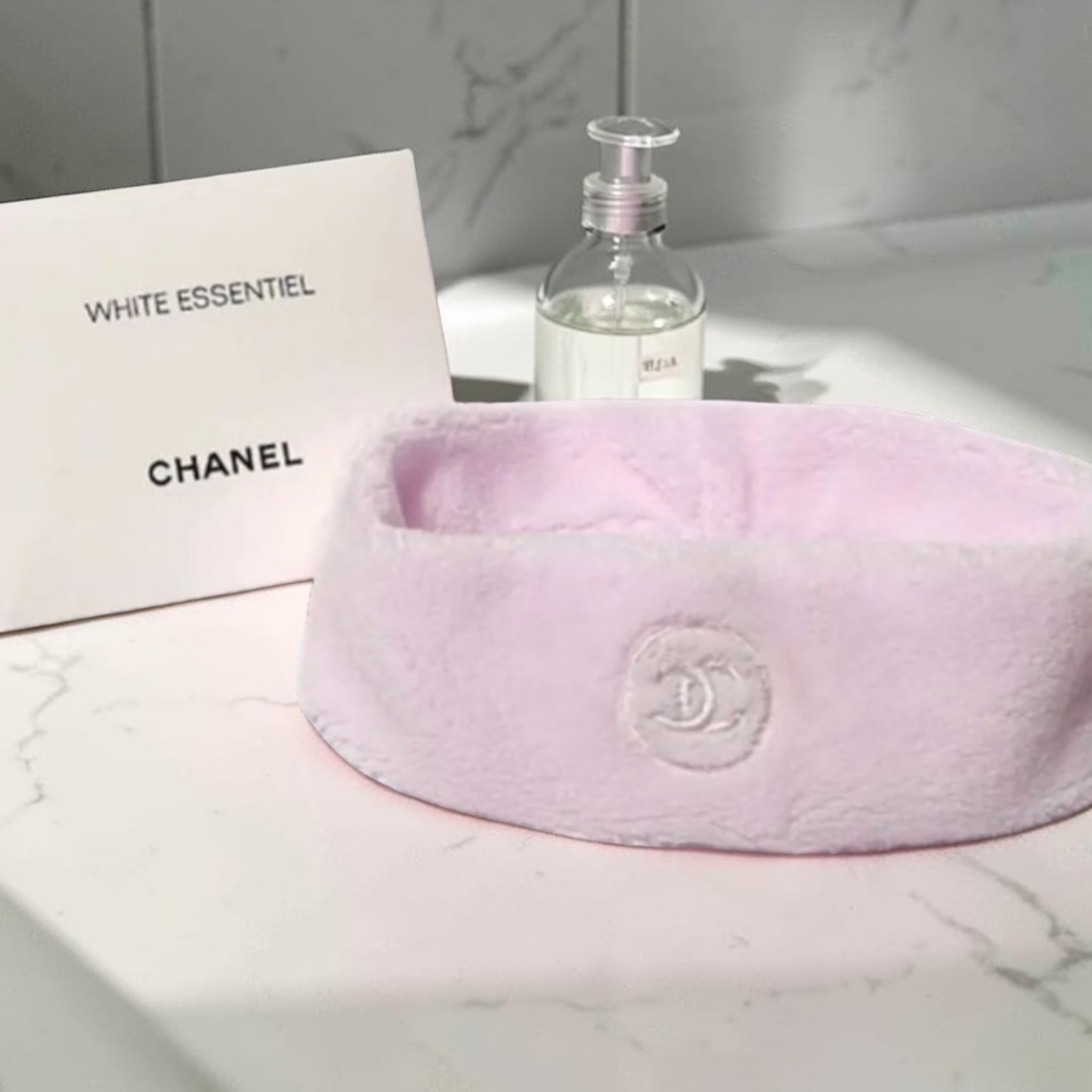 Chanel Beautè Spa/ Self Care Soft Terry Headband with Box