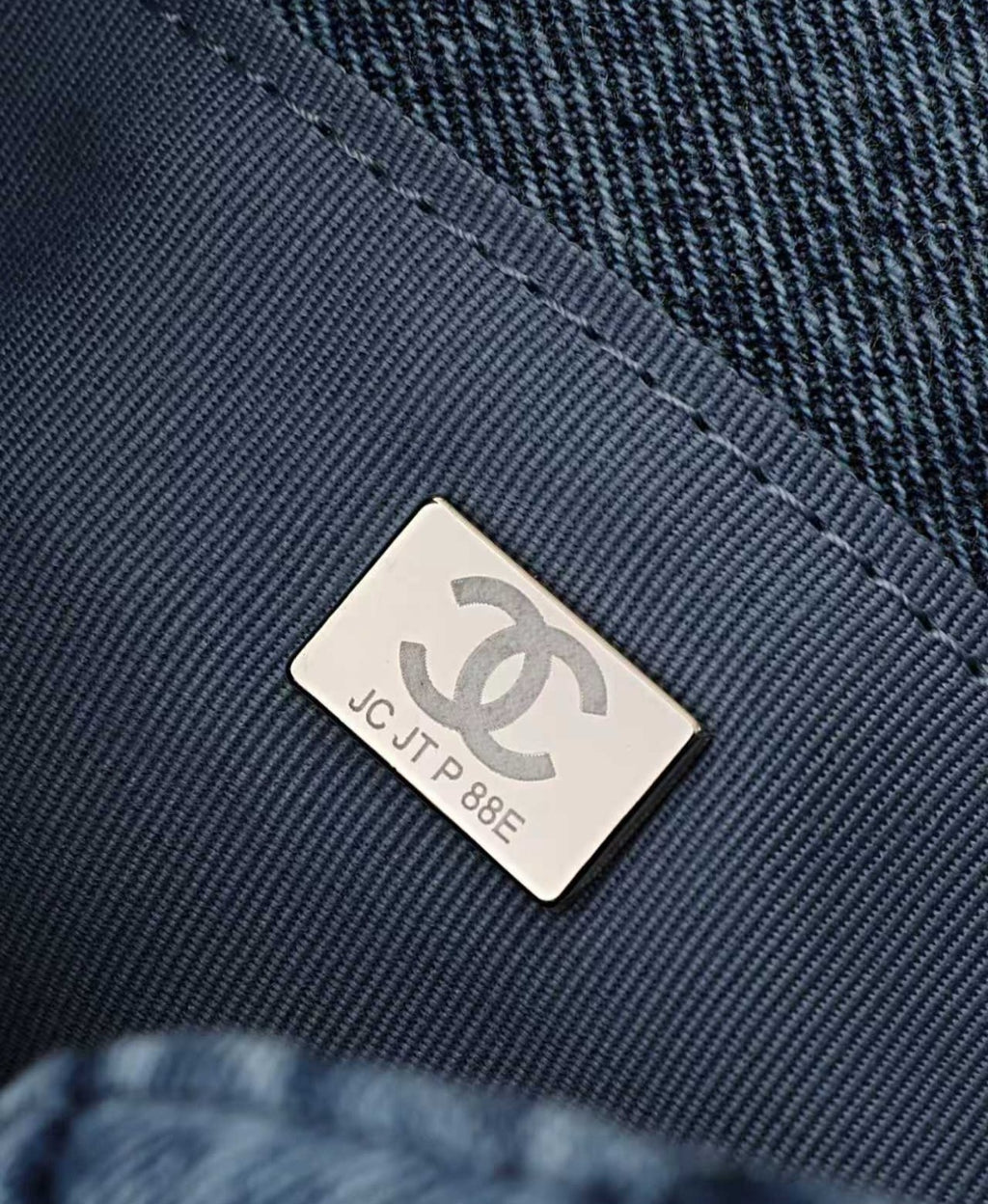C Logo Luxury Dark Denim Bag