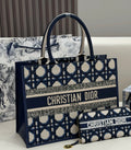 Black CD Logo Tote Bag