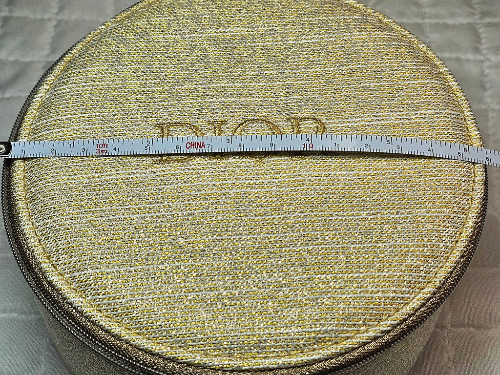 Special Edition Dior Large Round Gold Holiday Vanity with mirror NIB
