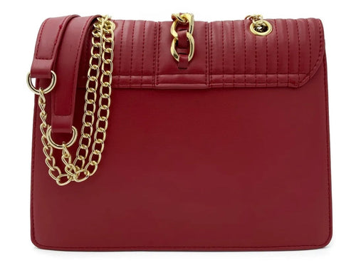 Badgley Mischka Red Chain Crossbody Bag NEW