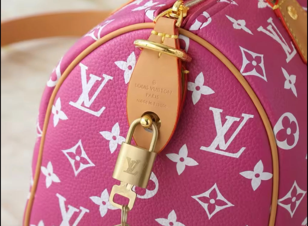 Pink Monogram Logo Bag Size SP 25 NEW