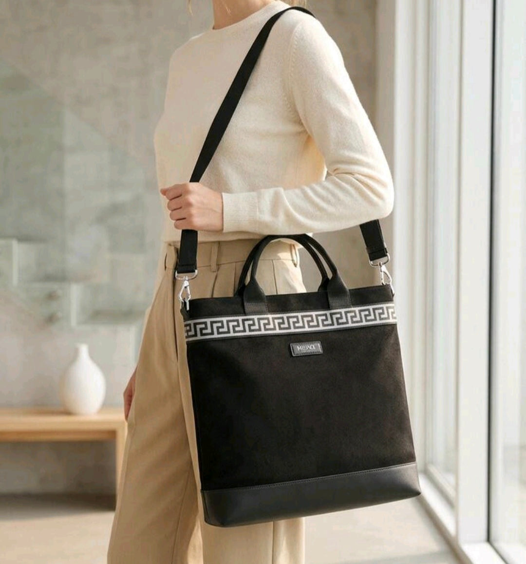 Versace Large Laptop Work Tote