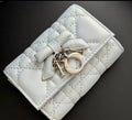 Lady Wallet with Bow Light Blue