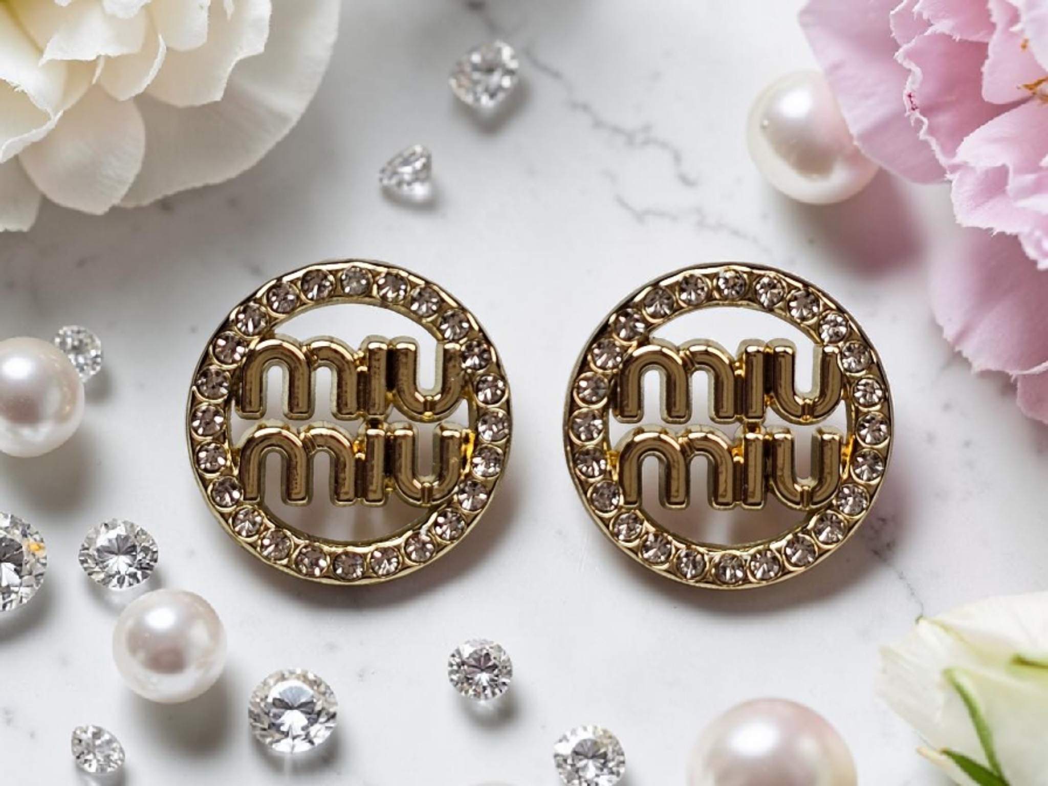 Dainty Charm Gold Earrings