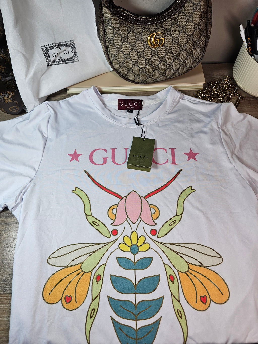 GG Logo Summer Bee 🐝 Tee Size XL
