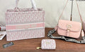 3 Pc Di Bag Set Pink Monogram