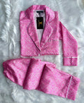 Pink L Monogram Abstract logo PJ set