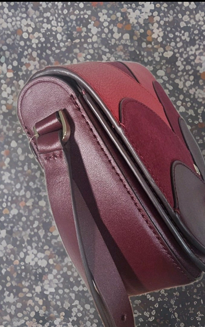 Kate Spade Burgundy Leather Crossbody Bag NWT