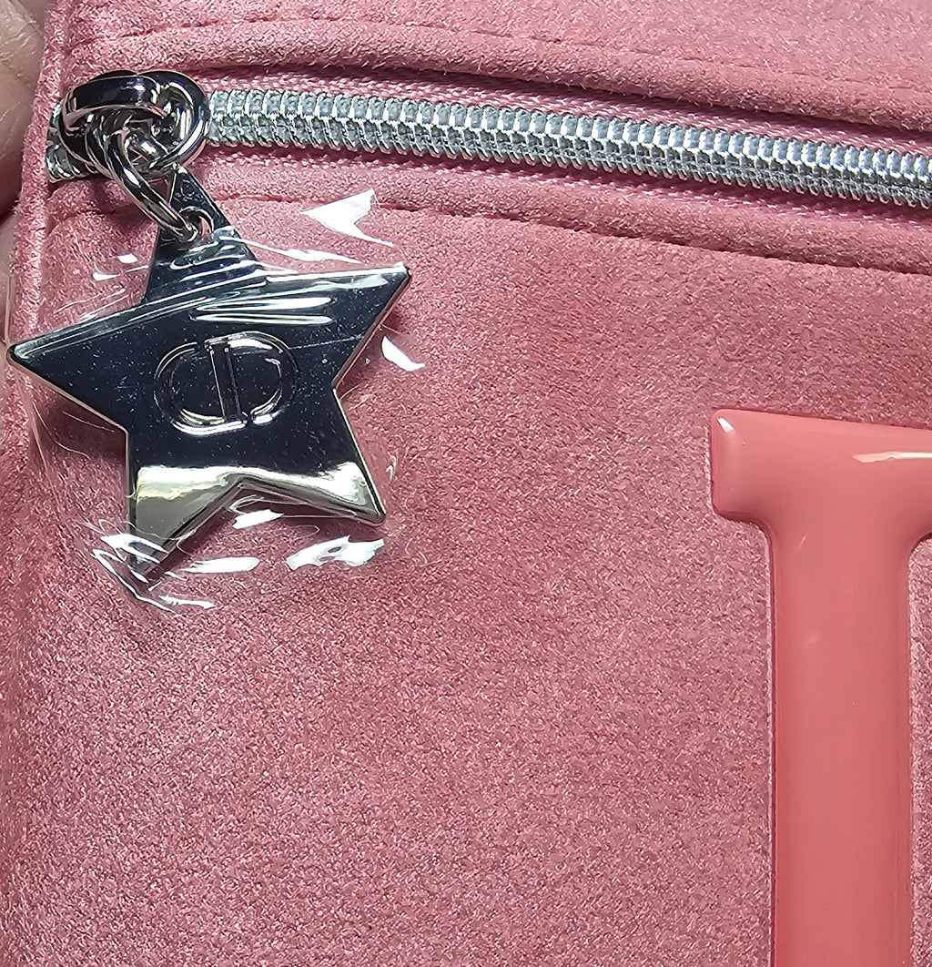 Dior Beautè Blush Pink Puffer Logo Makeup Bag New