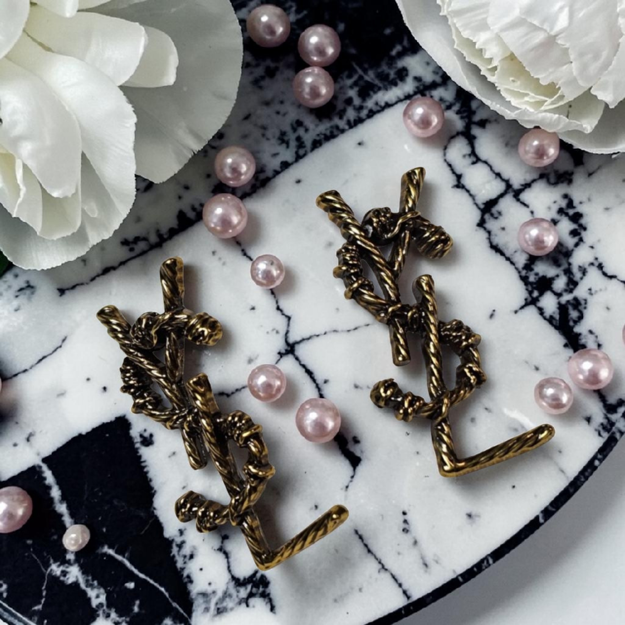 Barbed Wire Pierced Earrings