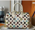White Multicolor Logo Speed Bag 25 cm
