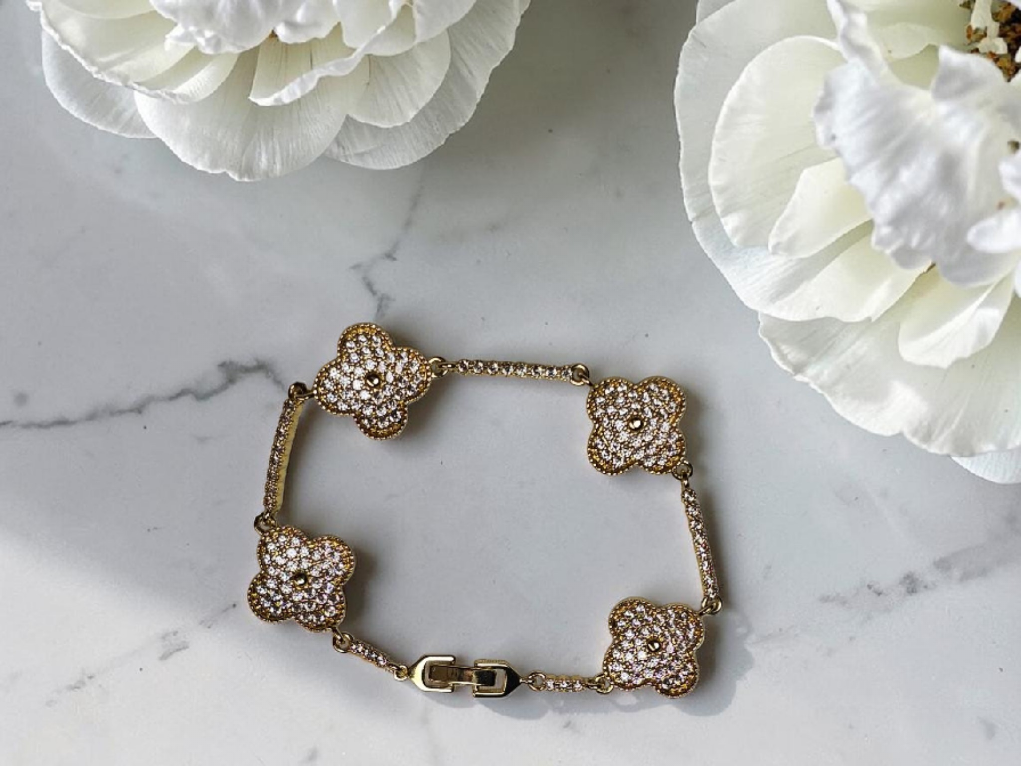Clover Bracelet Full Diamond version