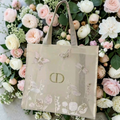 Dior Beautè Butterfly Gold Mesh Large Tote bag Special Edition Mother's day limited release