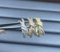 T&C Full Gemstone Twist logo Ring