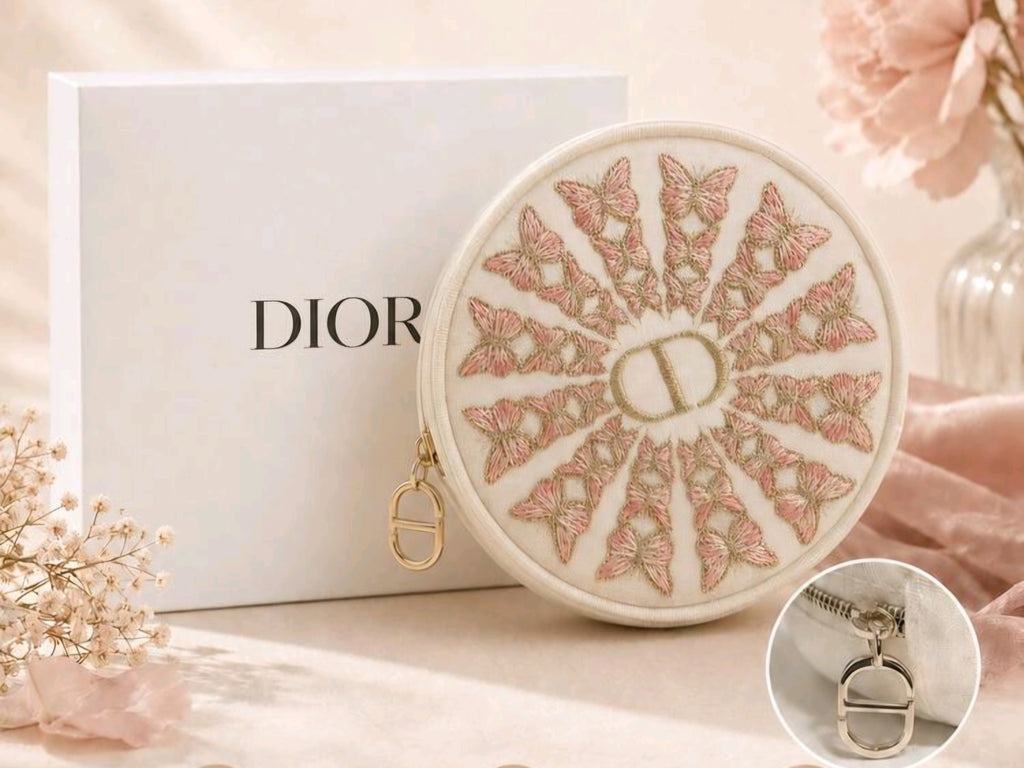 DIOR Butterfly Zipper Case
