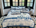 4 Pc Bed Set 100% Cotton King Size