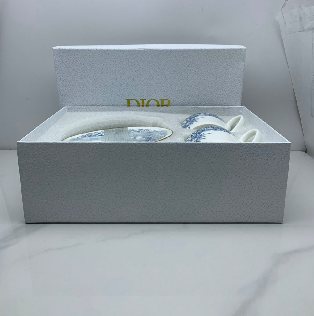 CD Logo coffee Gift Set New With Box
