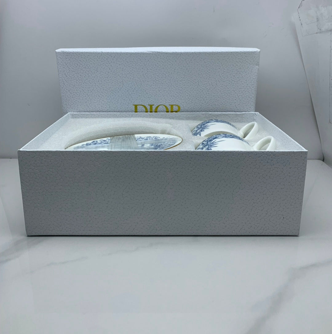 CD Logo coffee Gift Set New With Box