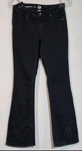 Westwood 62 Designer Jeans — Black with Rhinestone Bootcut Detail Women's size US 2