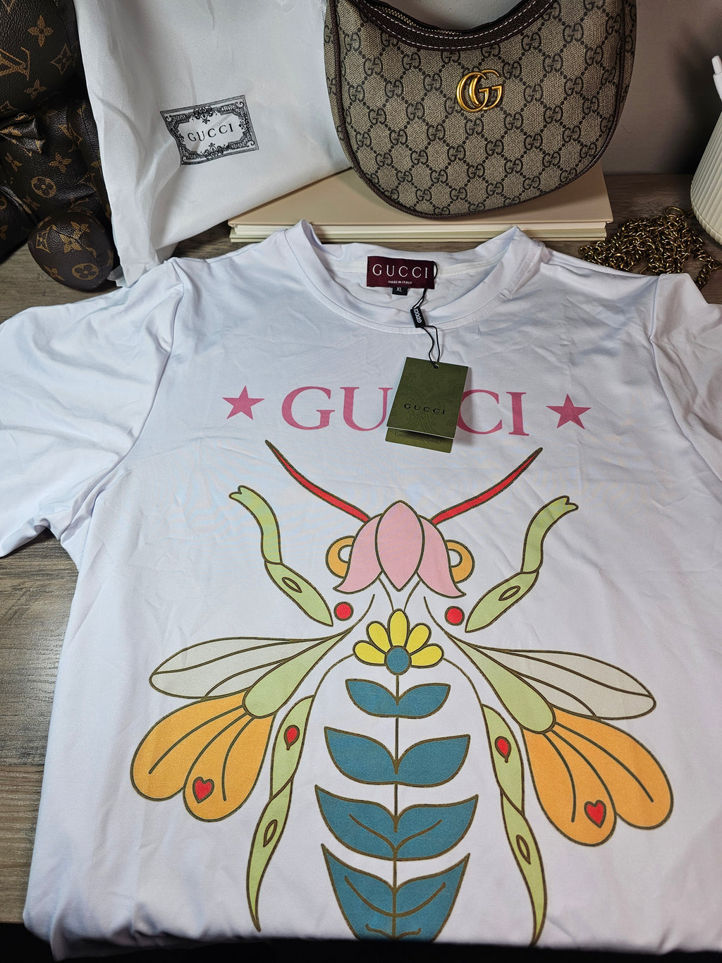 GG Logo Summer Bee 🐝 Tee Size XL