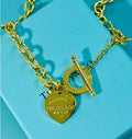 T&C Logo Luxury Necklace with Toggle Closure