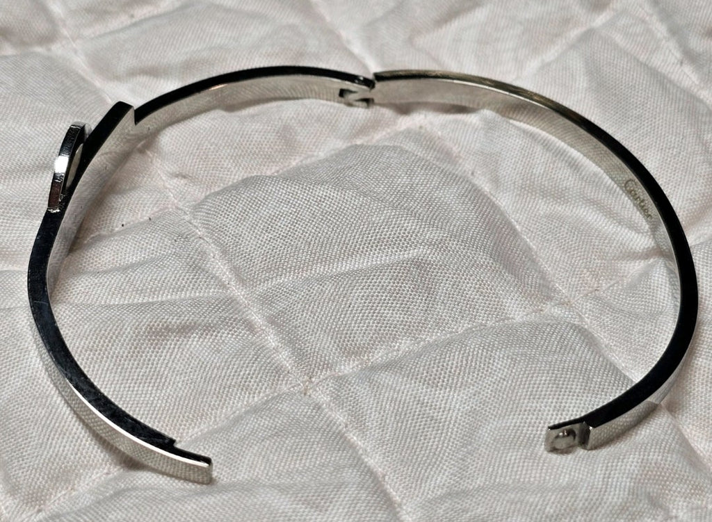 Cartier Silver and Gemstone bangle Bracelet