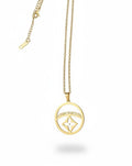L Logo Luxury Charm Pendant Necklace