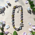 CC Charm Multicolor Glass Bead Necklace