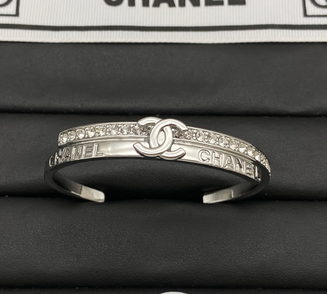 C Logo Statement Cuff Bracelet