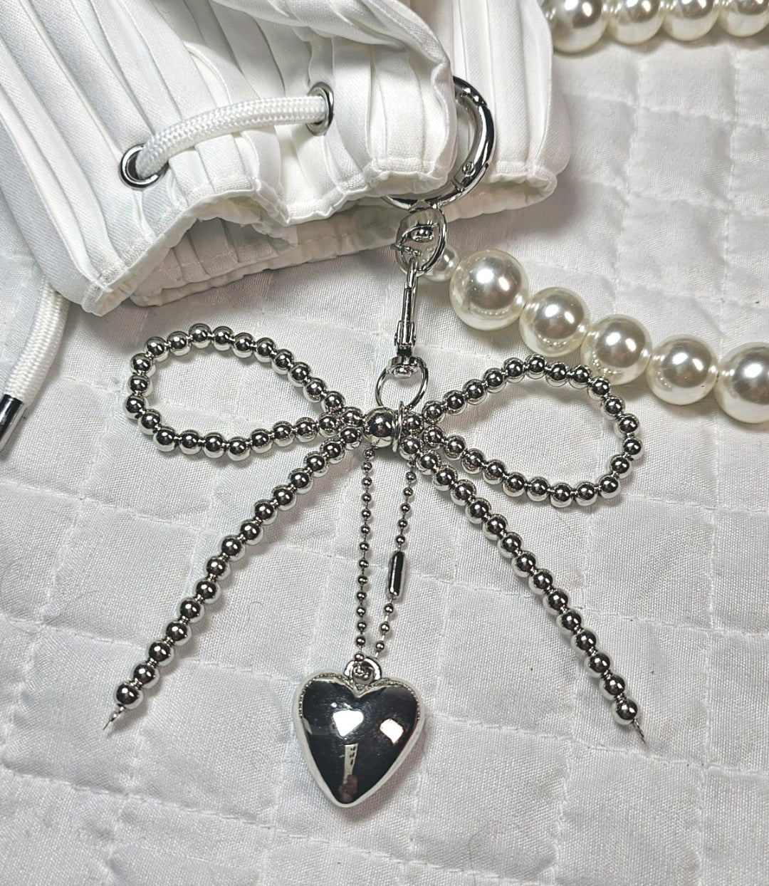 Dior Custom Upgraded Bucket bag w/ Pearl details New