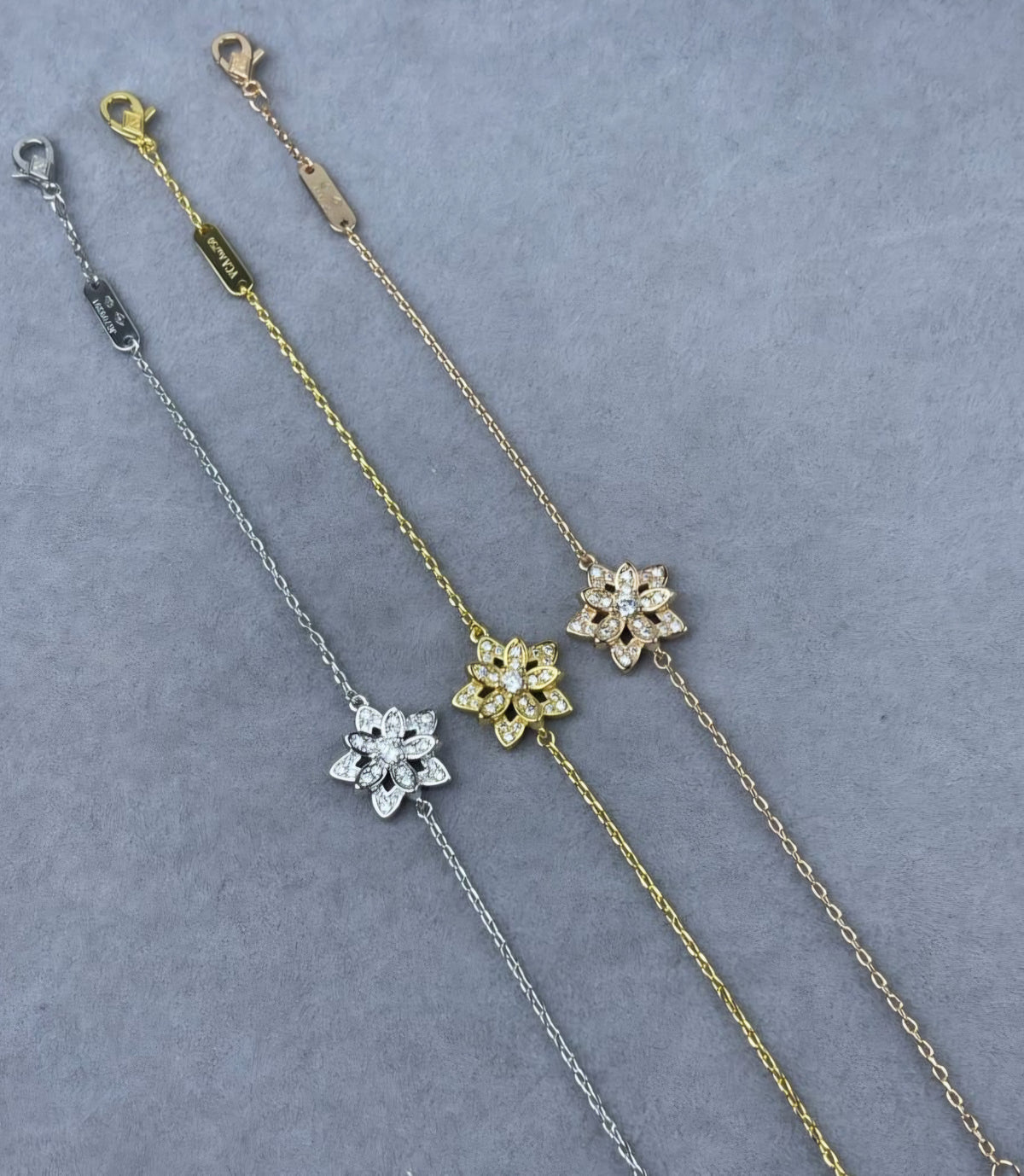VC Logo Gemstone Necklace