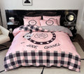 4 Pc Bed Set 100% Cotton King Size