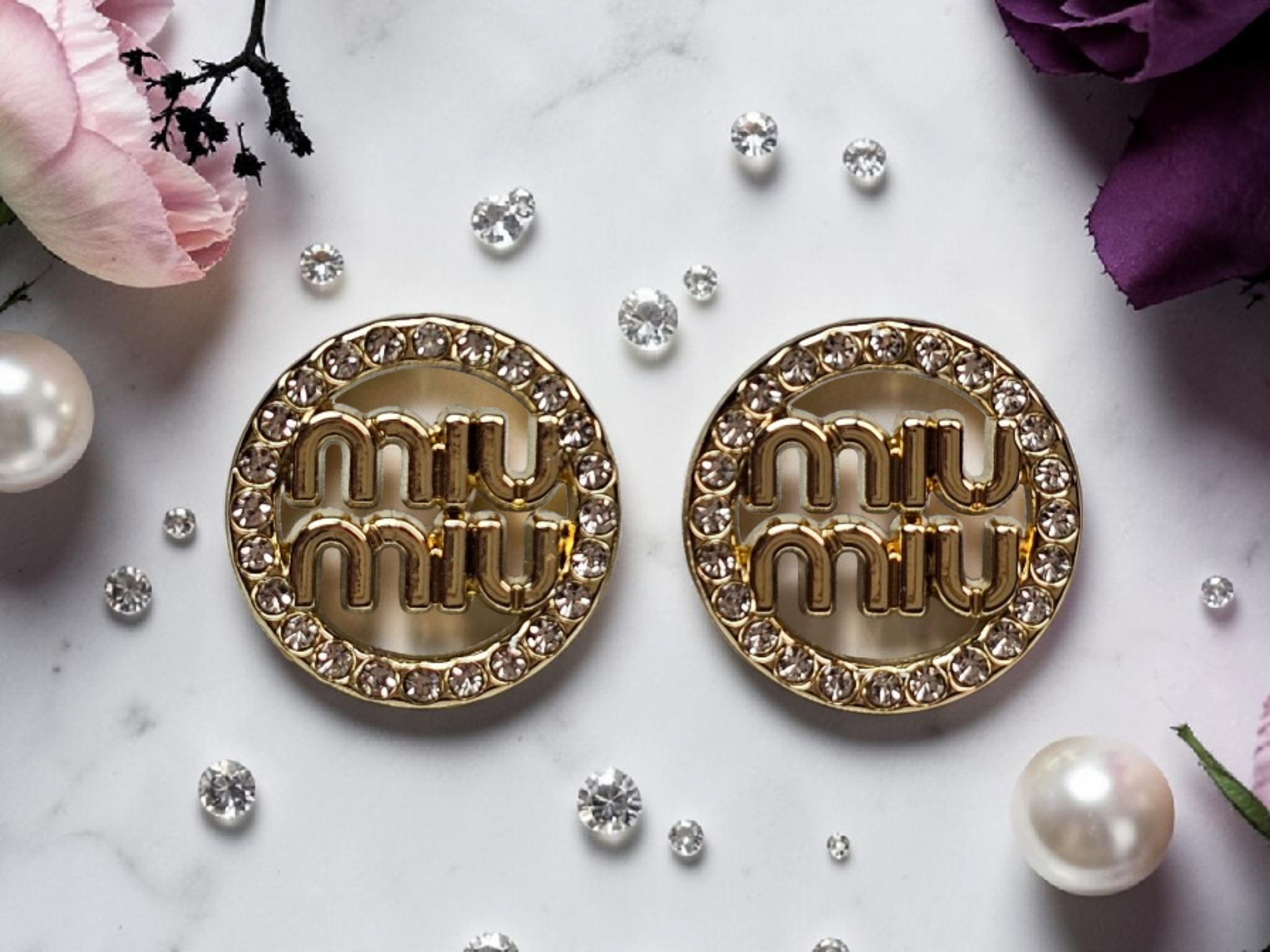 Dainty Charm Gold Earrings