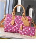 Pink Monogram Logo Bag Size SP 25 NEW