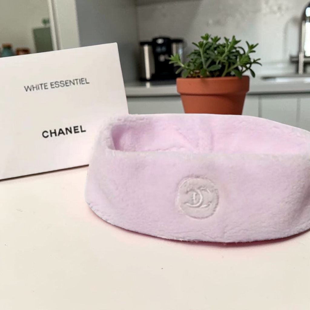Chanel Beautè Spa/ Self Care Soft Terry Headband with Box