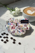 Logo x Murakami Logo Scrunchie White 100% Silk NEW Summer 2026