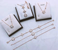 L Logo 2 piece set Necklace Bracelet