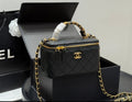 CC logo Black Caviar Medium/Large Vanity New with box and dustbag