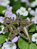Chanel charm Gold Star Brooch