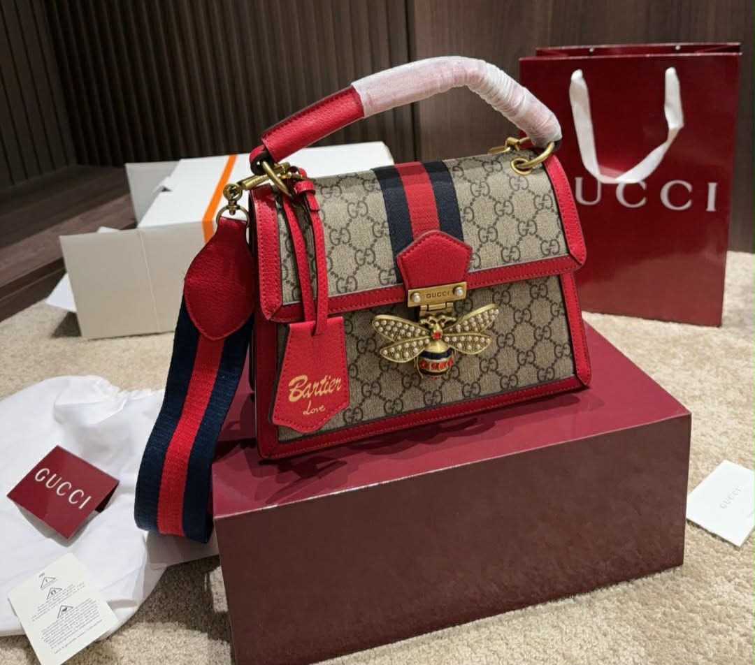 Red Bee Emblem Bag