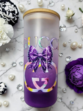 Custom designed Inspired logo Glass Tumbler 20 oz
