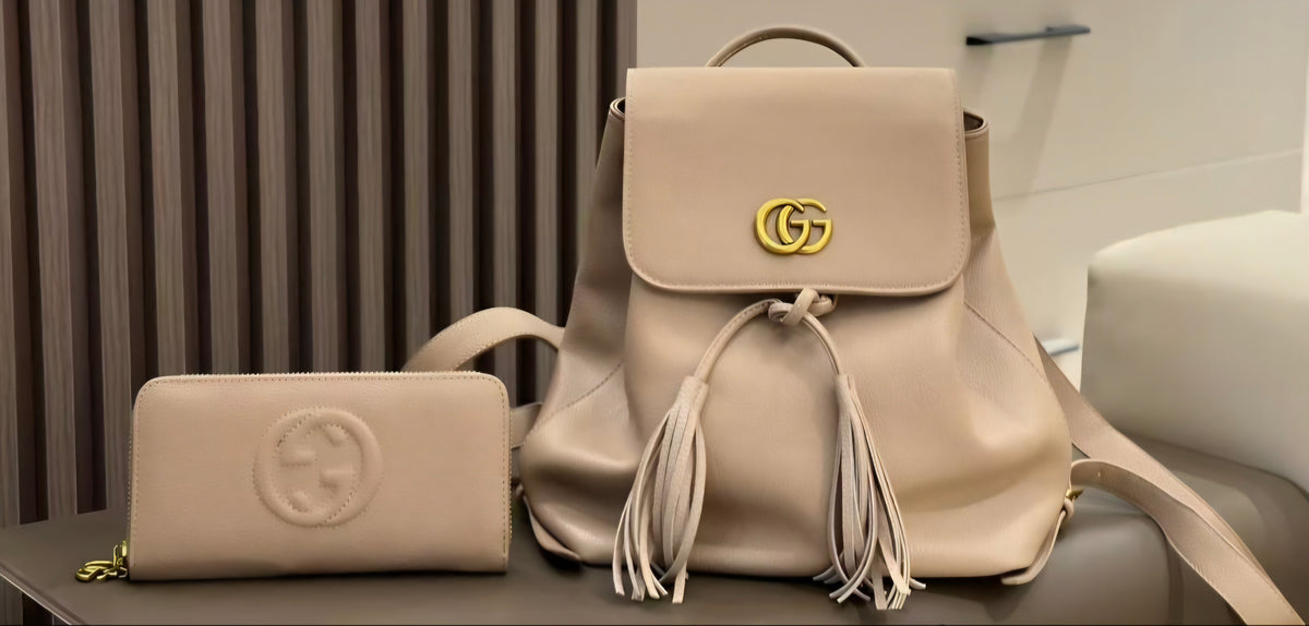 G Logo Mini Backpack and Wallet Set