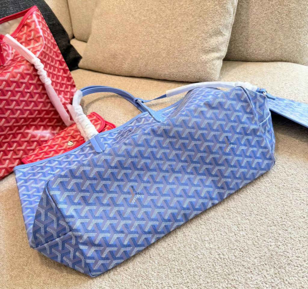 Go limited edition tote bag and pouch set Red or Blue floral