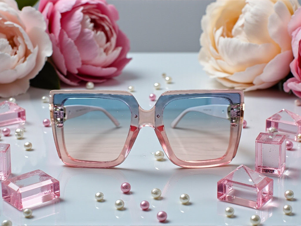 New 2026 Design Pink GG Logo Sunglasses
