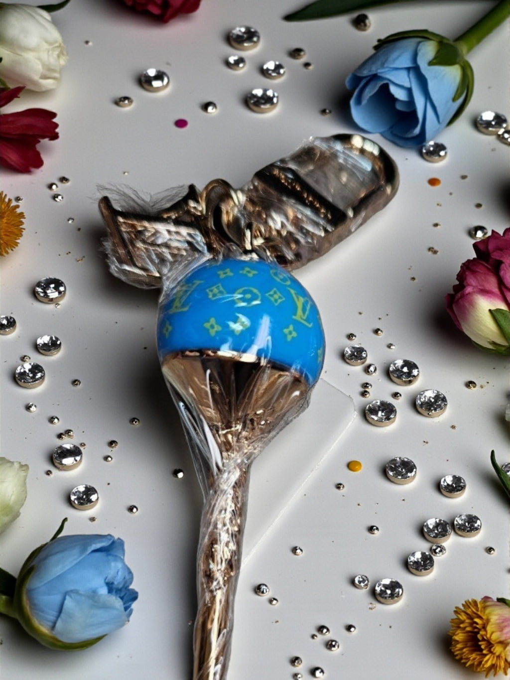 LV Logo Candy Keychains Bag Charms